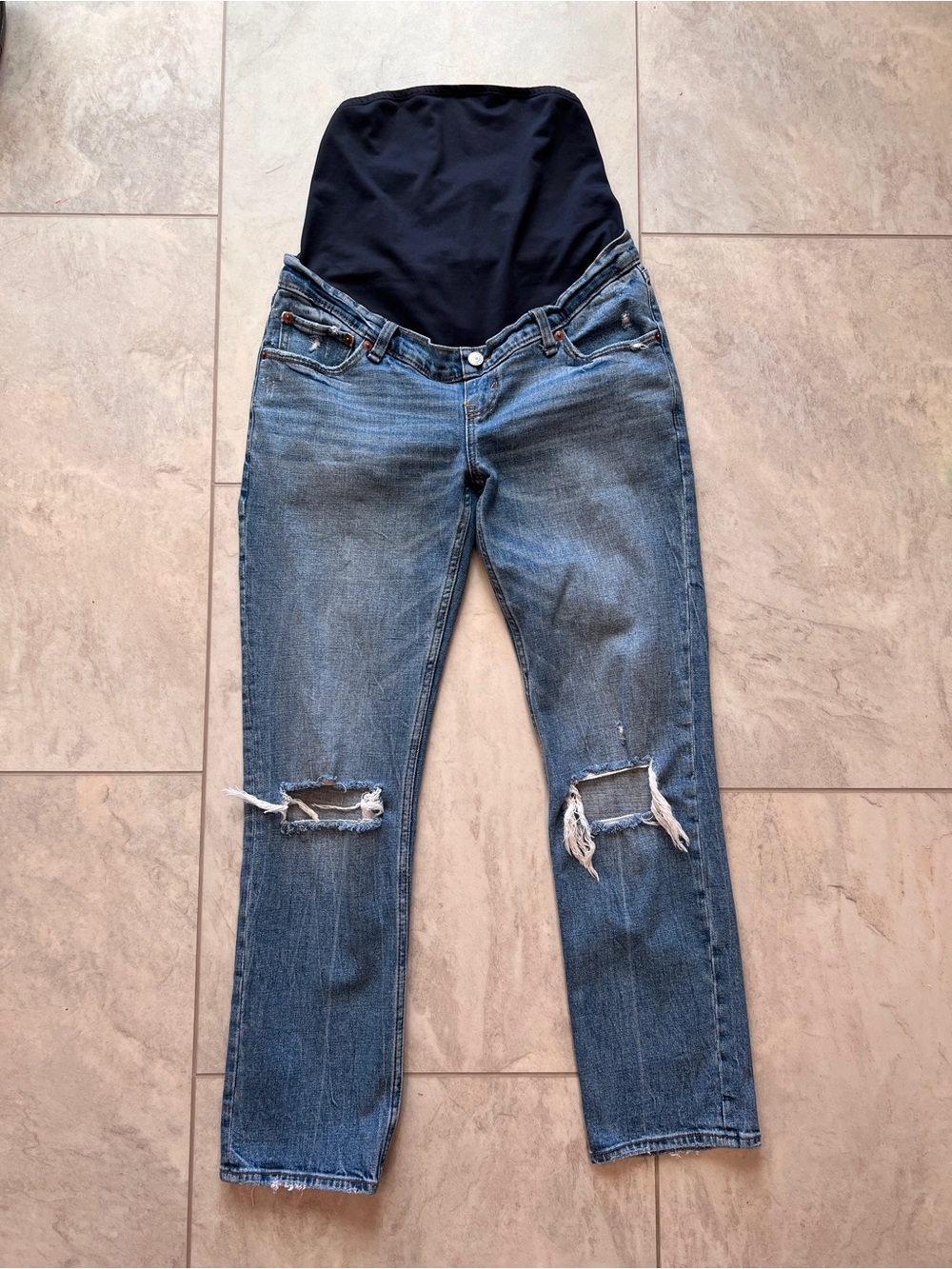 Abercrombie & Fitch Maternity Ankle Straight Jeans